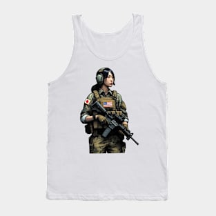 Tactical Girl Tank Top